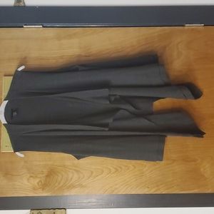 Lys Heather gray sleevless cardigan sweater